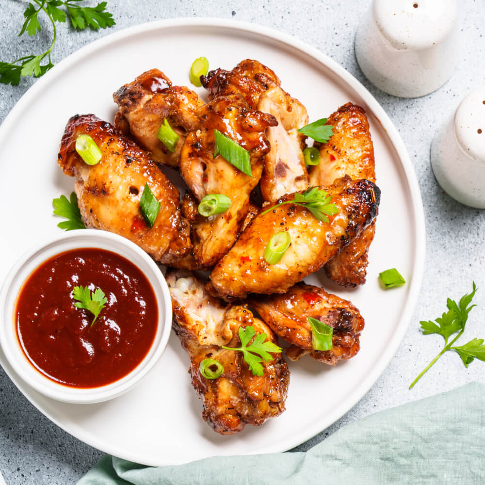 Featured image for “Peri Peri Soslu Fırın Tavuk Kanatları”